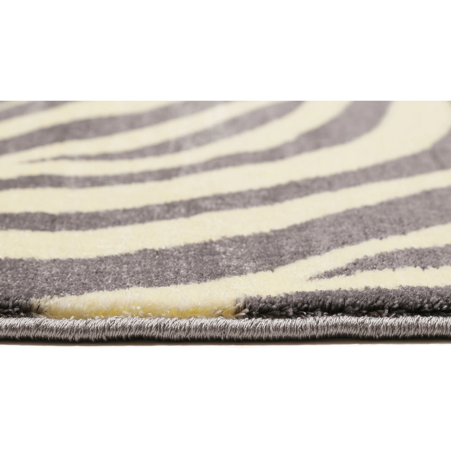 Wecon home Kurzflorteppich Zebra graucreme
