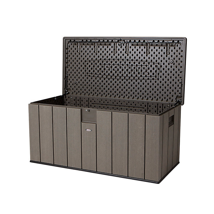 Coffre de jardin XL résine Lifetime marron 560 L