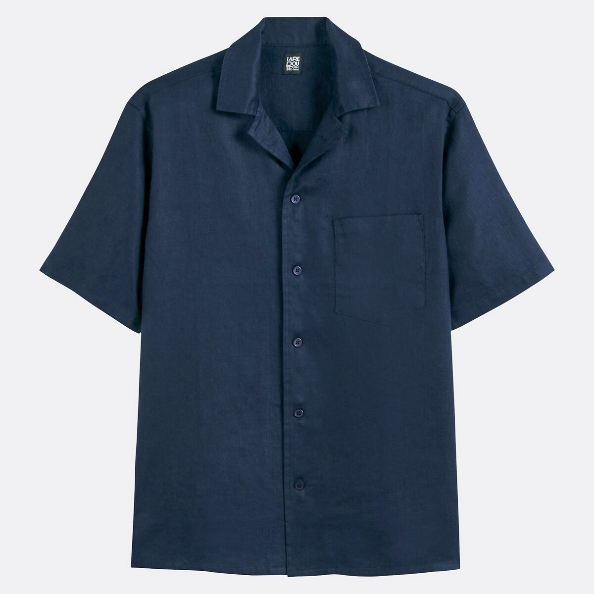 COLEÇÕES LA REDOUTE<br>Camisa reta de linho
