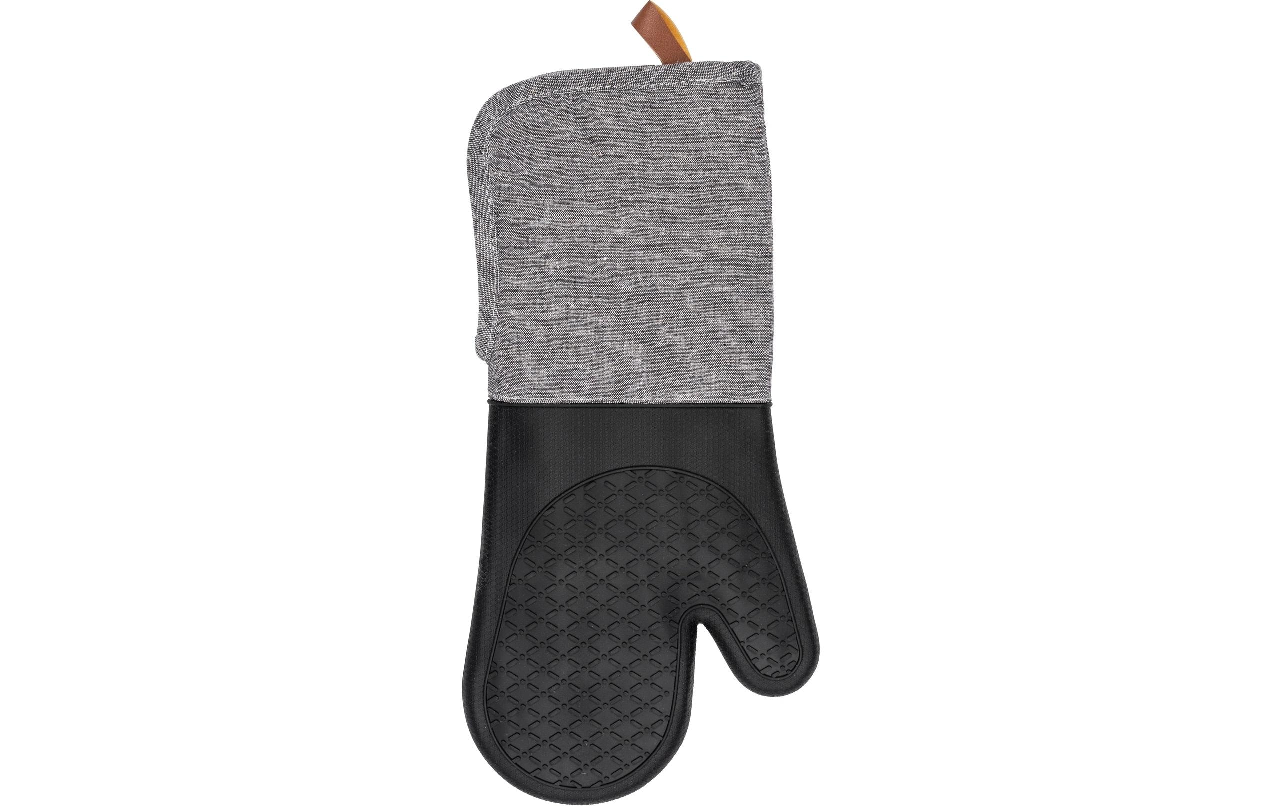 Küchenhandschuh Ada 2er Set, Grau/SchwarzTopfhandschuhe