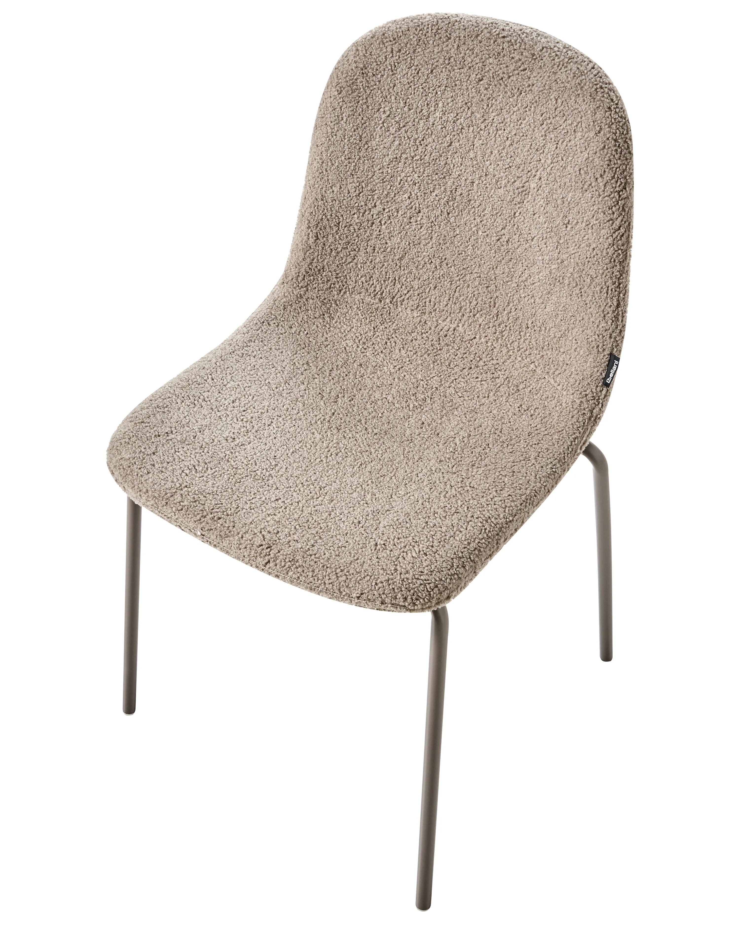 Set van 2 vergaderstoelen LOMA Bouclé Taupe