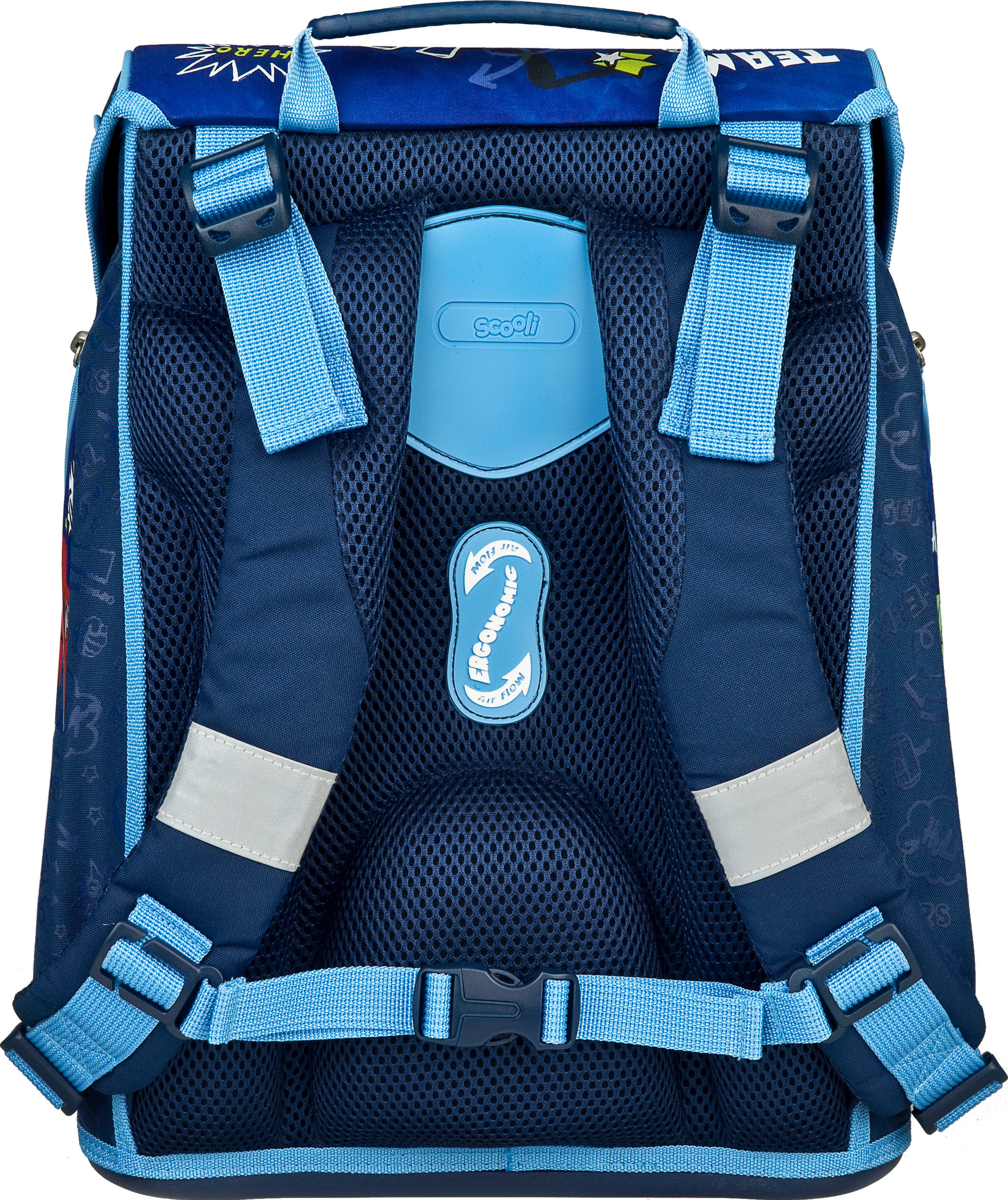 Scooli Schulranzen »EasyFit,  Avengers« Reflektoren