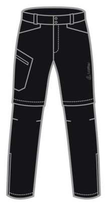 Loeffler Pantalon de randonnée Zippé pour hommes CSL - Noir