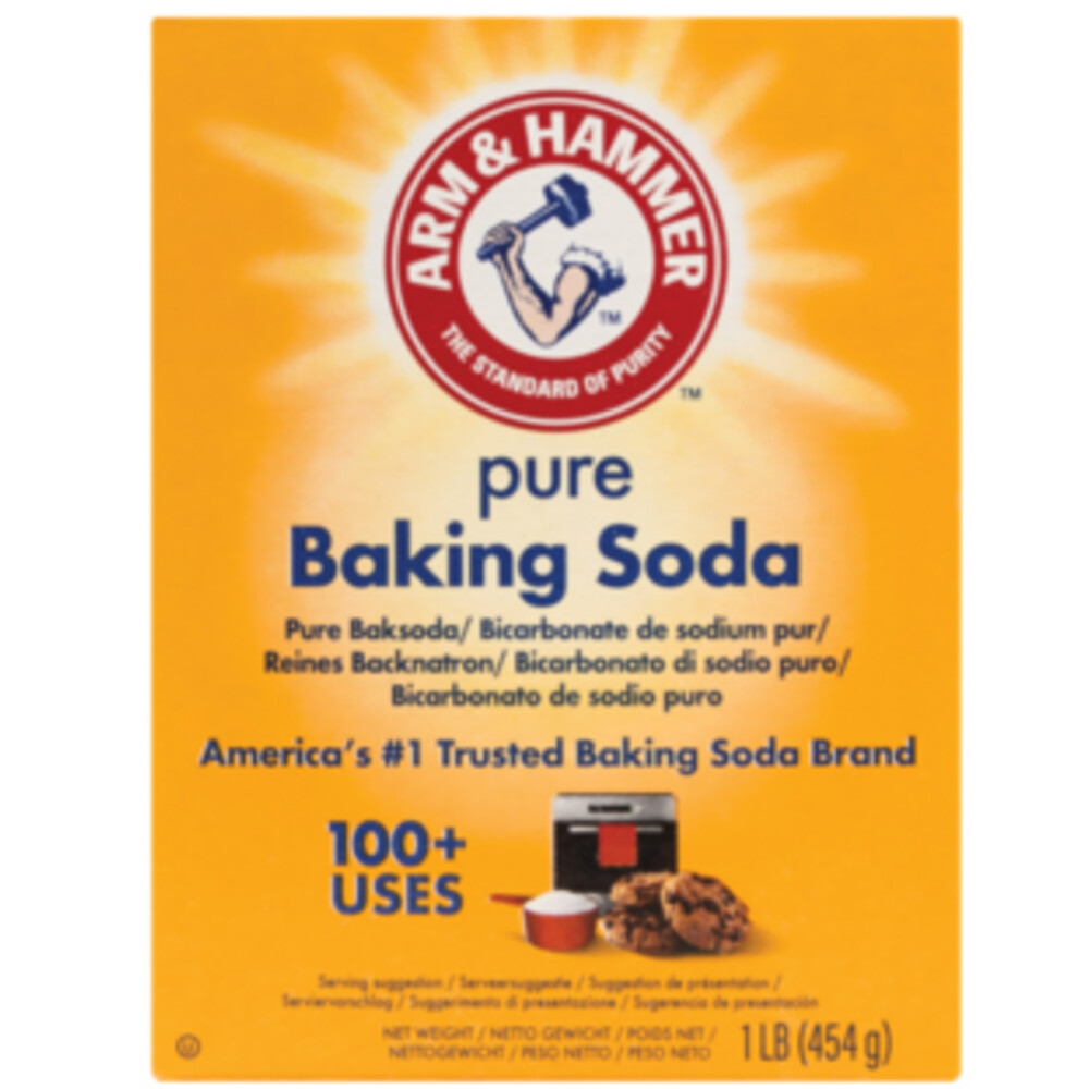 3x Arm & Hammer Pure Baking Soda 454 gr