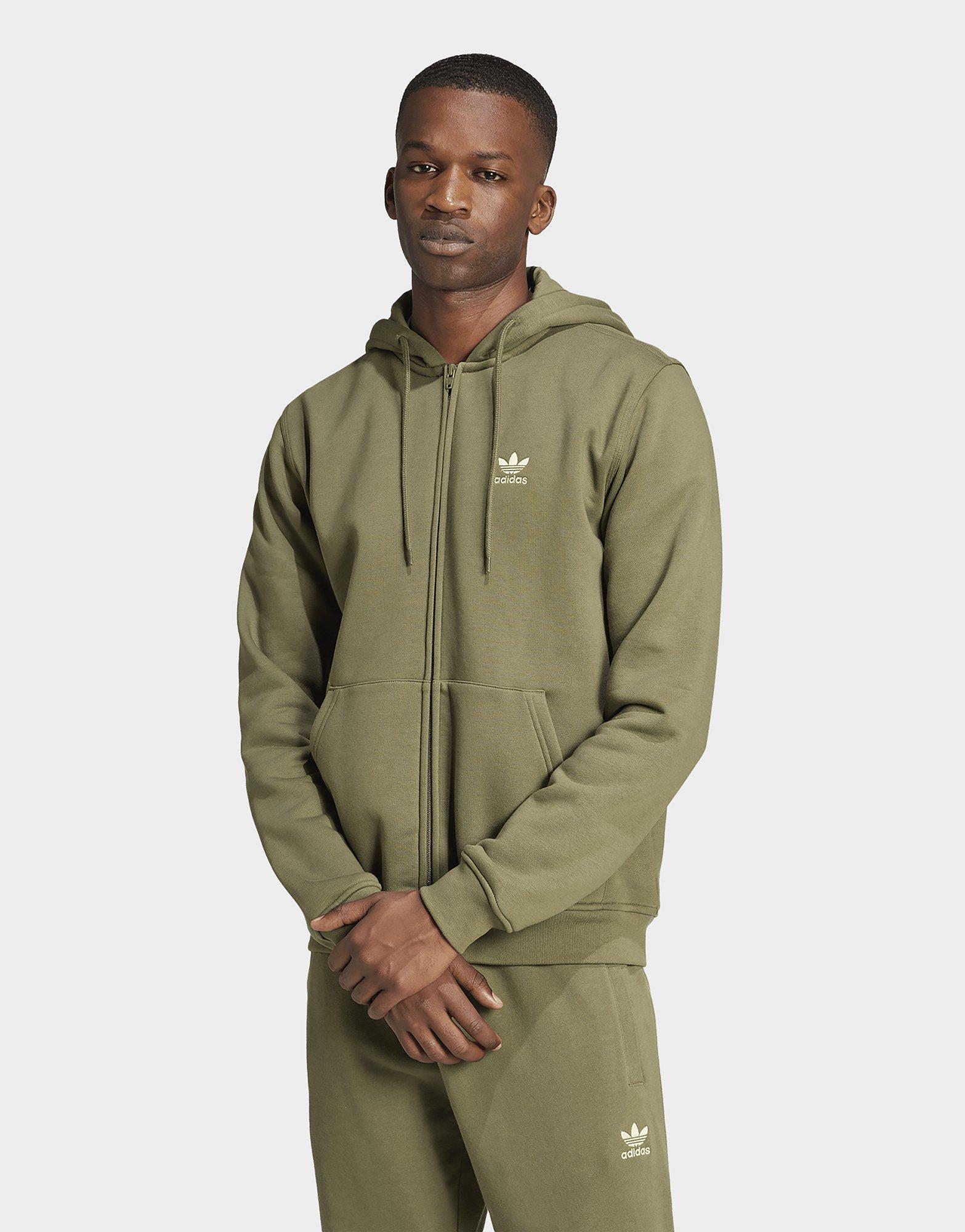 adidas Veste à capuche entièrement zippée Trèfle Essentials