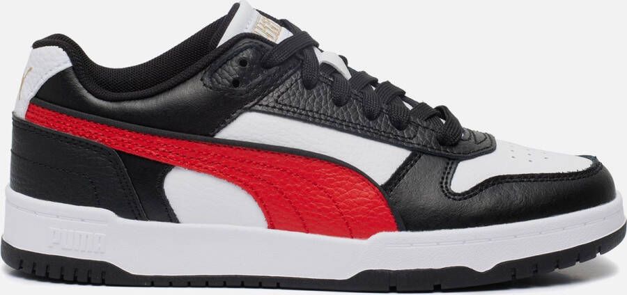 Puma RBD game Low leren sneakers wit Zwart Leer Effen 37