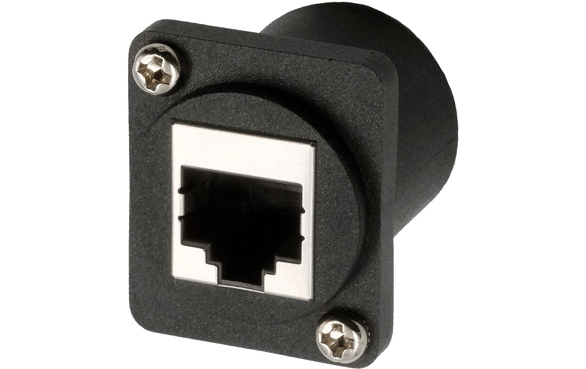 Modul D-Typ RJ45 Cat.5e Buchse zu BuchseExsys D-Typ Modul RJ45 Cat.5e Buchse zu Buchse
