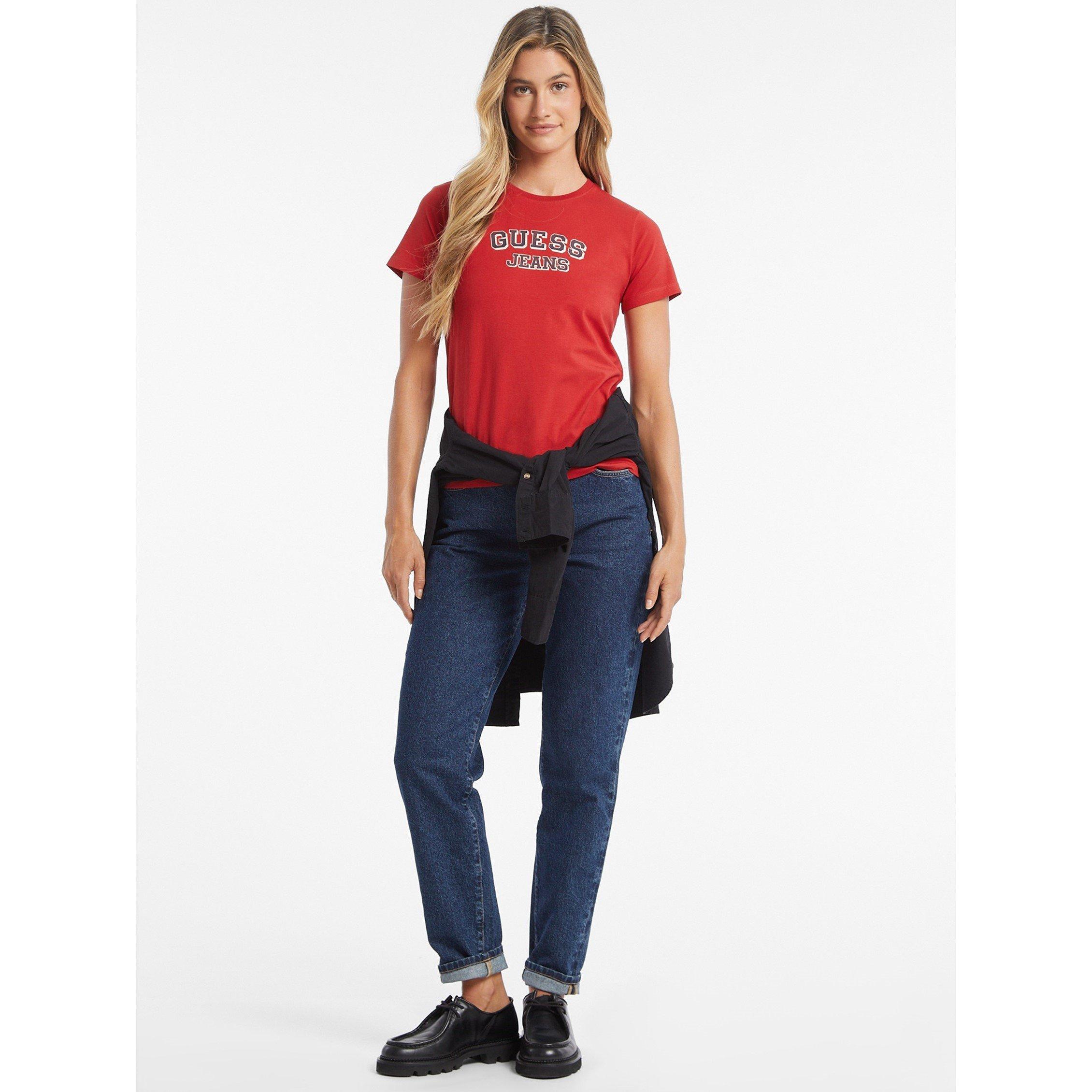 Guess Varsity Logo T Shirt