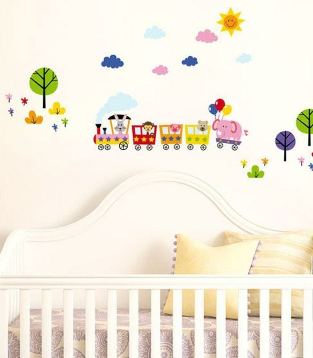 Sticker train des animaux