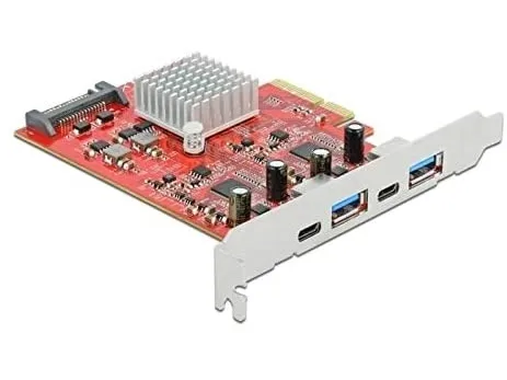 Delock - USB-adapter - PCIe 3.0 x4 - USB 3.2 Gen 2 x 2   USB-C 3.2 Gen 2 x 2