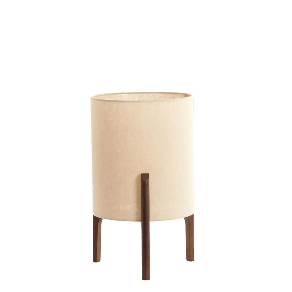 Tafellamp Litto - Donkerbruin - Ø28cm