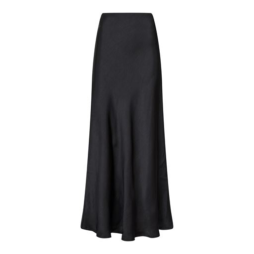 Neo Noir Vicky Heavy Sateen Nederdel, Black, 38