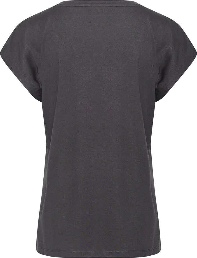 Kaffe KAlise T-Shirt Black oyster