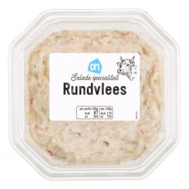 Albert Heijn Rundvleessalade klein (voor uw eigen risico, geen restitutie mogelijk)