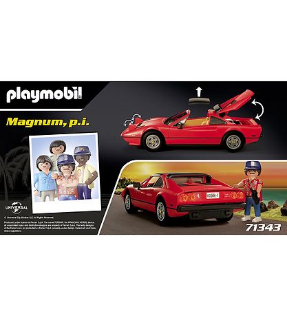 Playmobil Magnum, S.I. - Ferrari 308 GTS Quattrovalvole - 71343