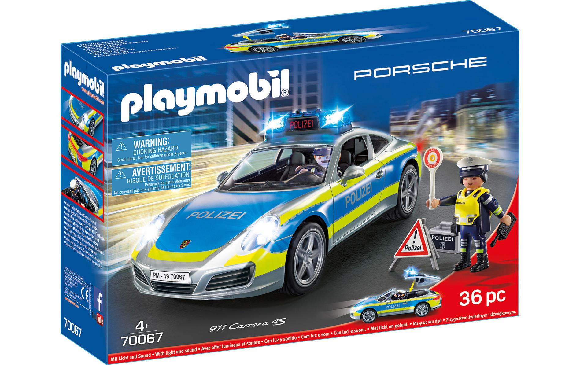 Porsche 911 Carrera 4S Polizei 70067Spielset