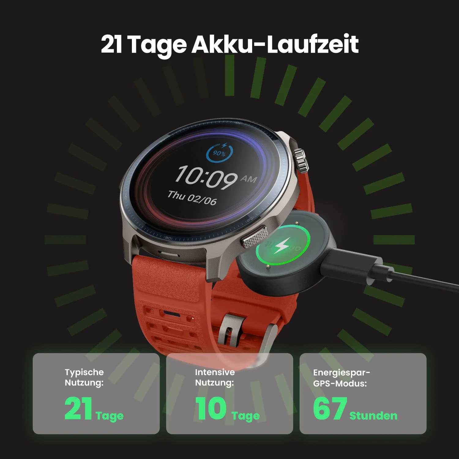 Amazfit Smartwatch »Balance 2« ( ) ZEPP OS 3.0