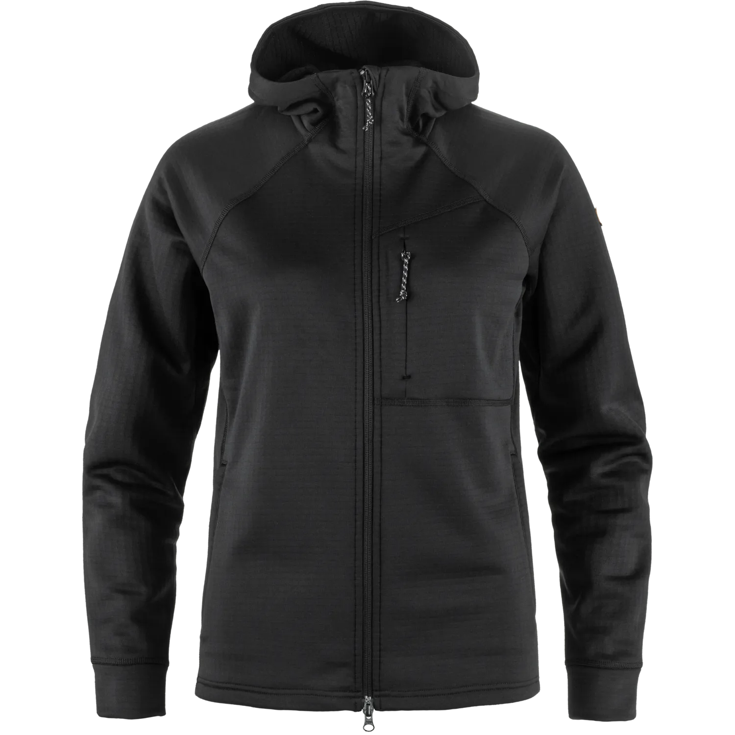 Fjällräven Women's Abisko Grid Fleece Hoodie Black