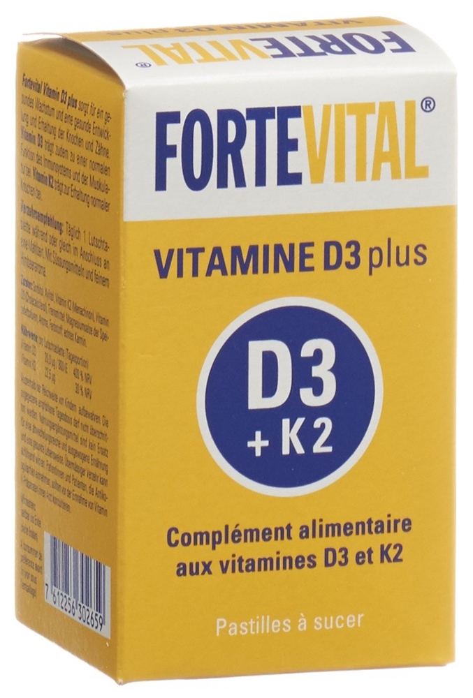 FORTEVITAL Vitamin D3 plus Lutschtabl Ds 60 g