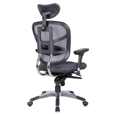 Fauteuil de bureau TECKNET - accoudoirs réglables - appuie-tête réglable - Gris