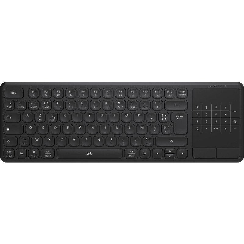 Clavier sans fil Slim Touch rechargeable T'nB