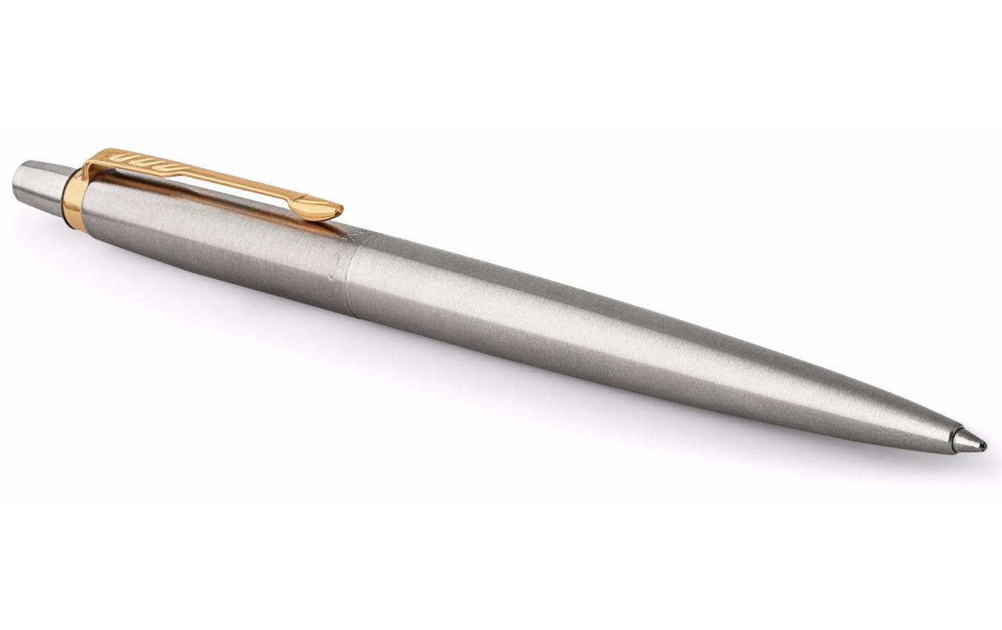 Kugelschreiber Jotter Core G.C. Medium (M), EdelstahlClip-on-Einziehkugelschreiber