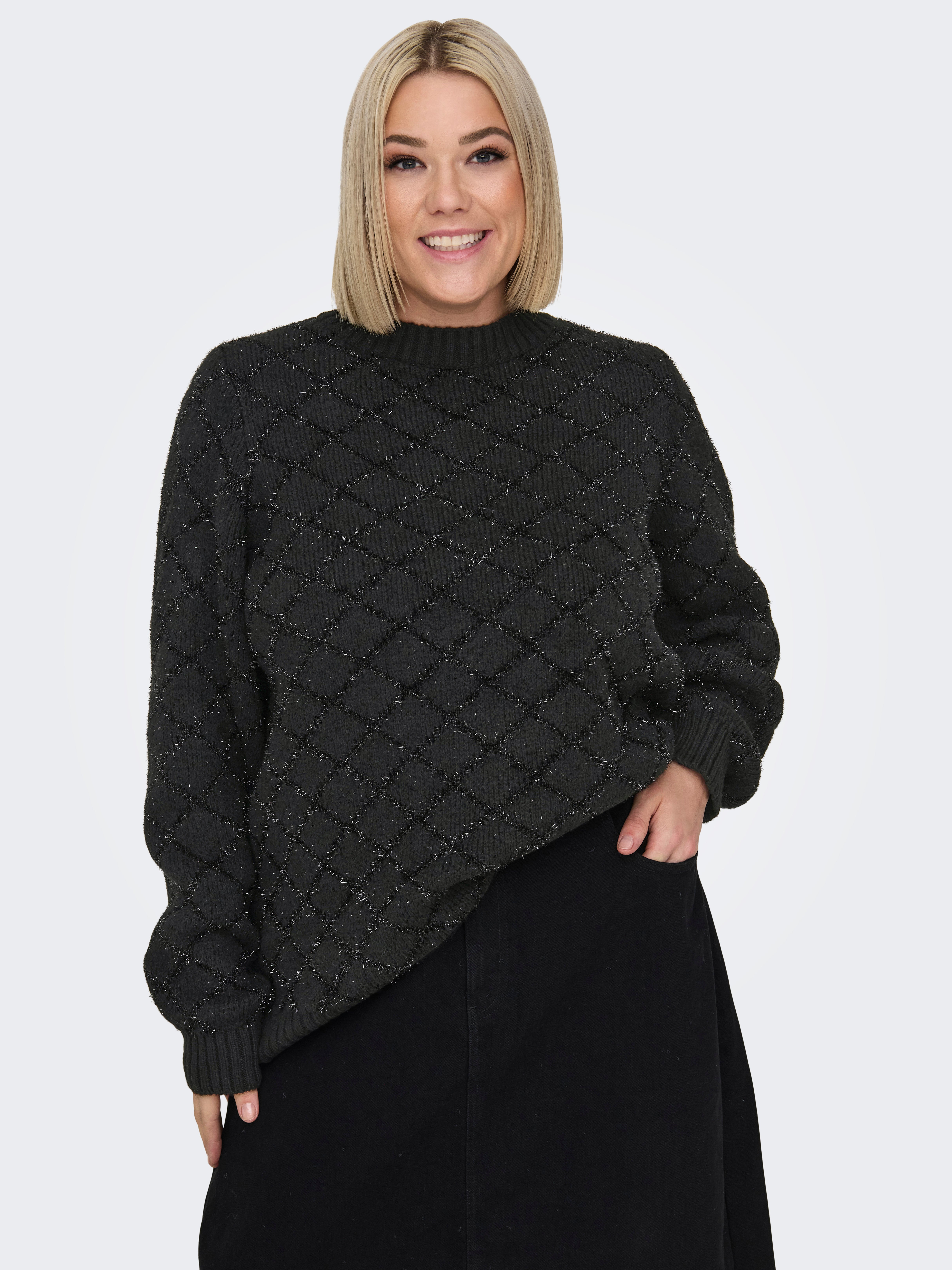 CARALBA Strickpullover Black