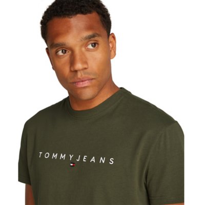 Tee-shirt à manches courtes homme Tjm Reg Linear Logo TOMMY HILFIGER