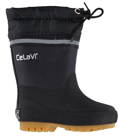 CeLaVi GummiStøvler m. For - Sort