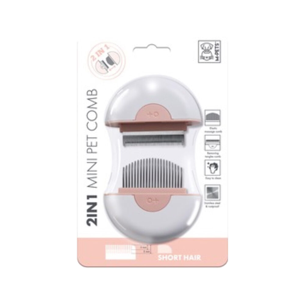 M-Pets 2 in 1 Mini Kam Kort Haar