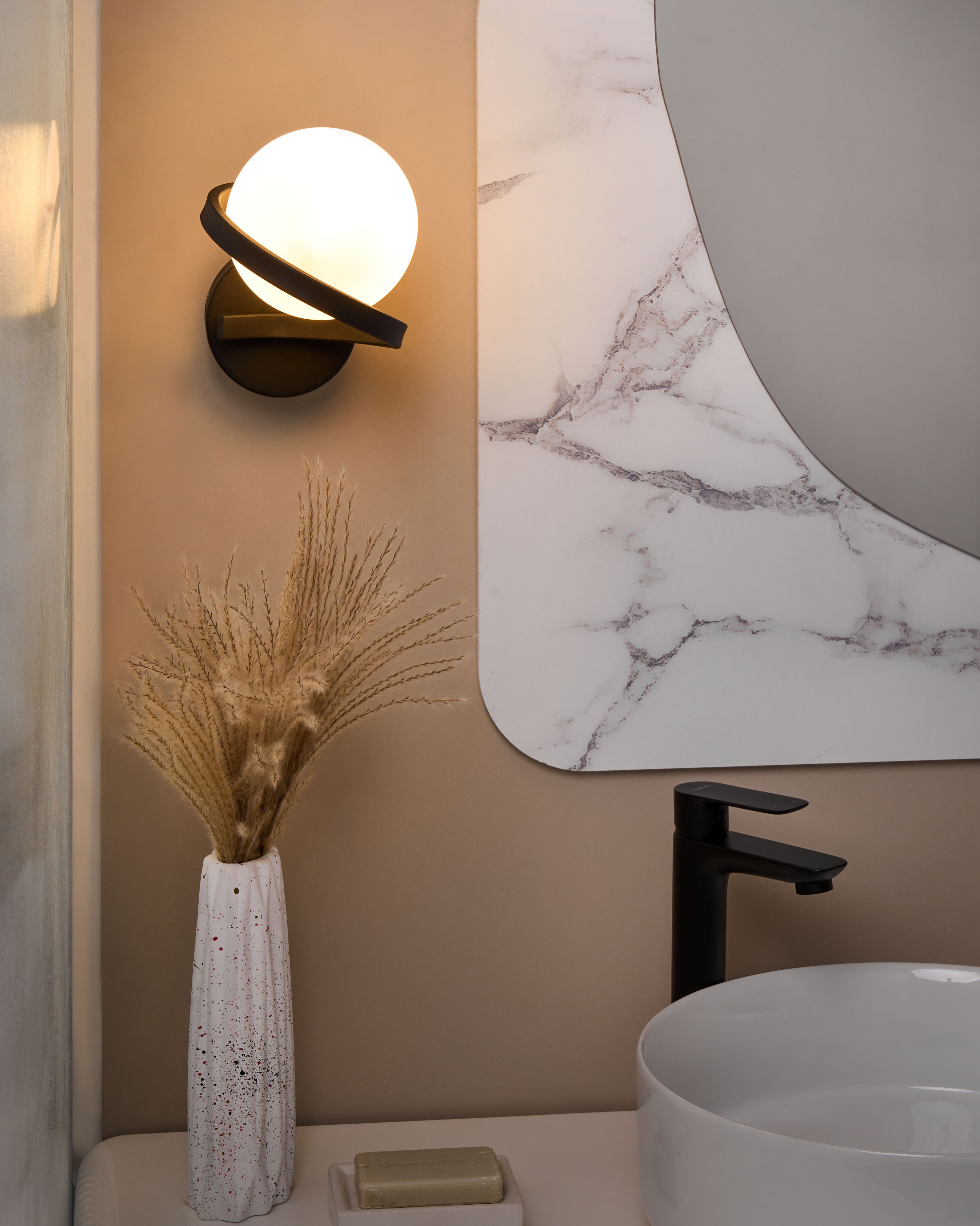 Wandlamp COLAGNE Metaal Zwart