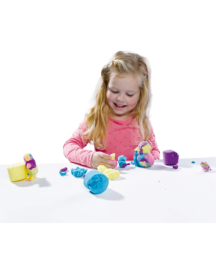 Knete GLITTER CLAY 4 Farben
