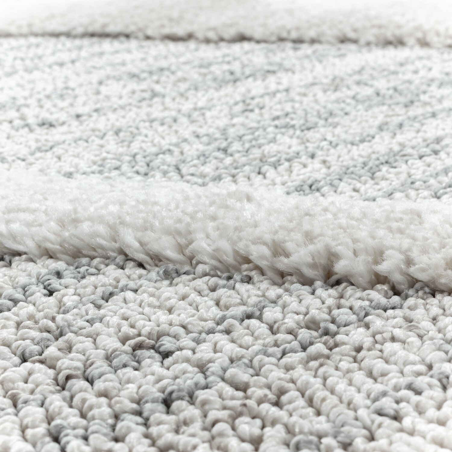 Modern Designer Elegante Teppich, Hoch-Tief Effekt 3D Boho Teppich, Pflegeleicht