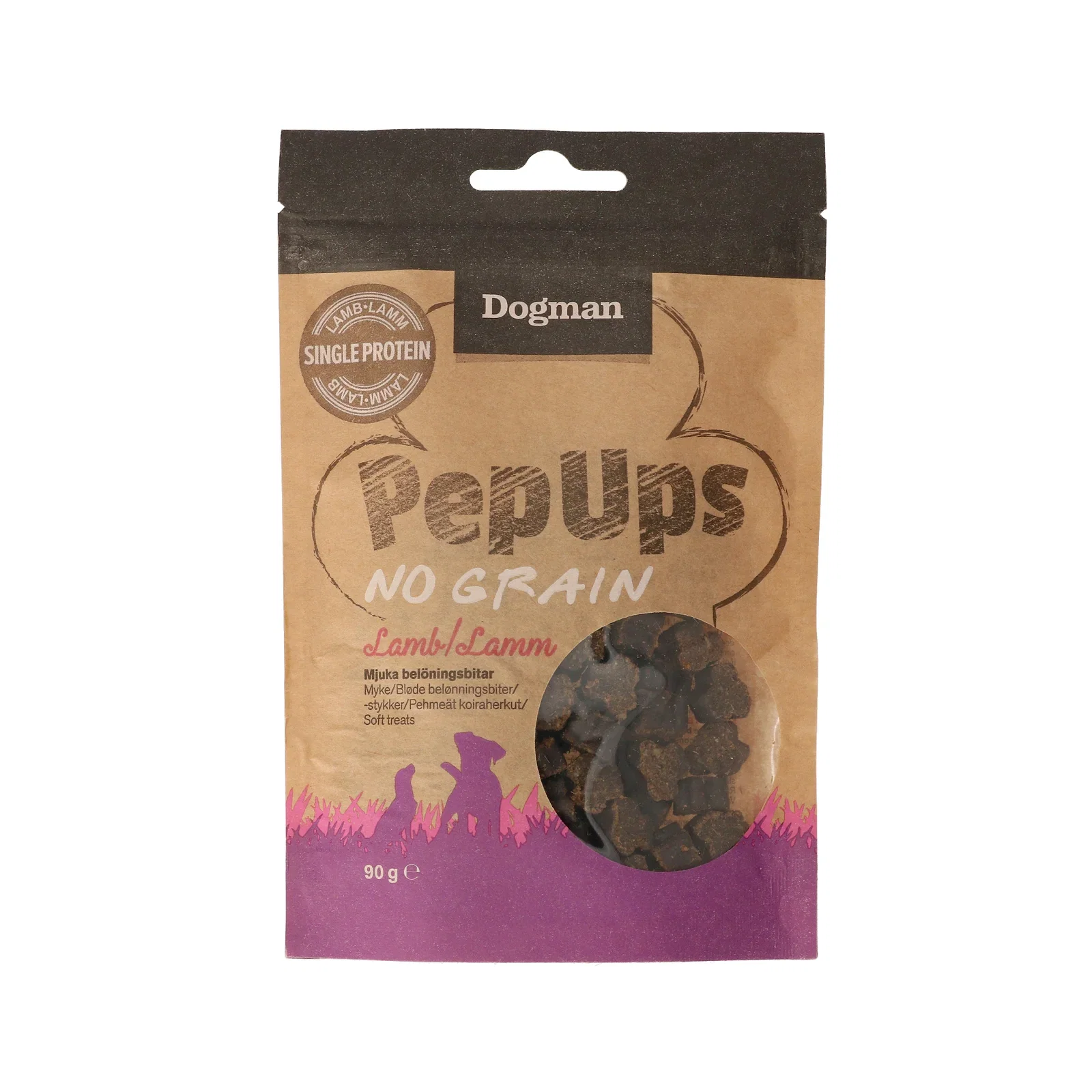 Dogman Pep Ups No Grain lam Godbit