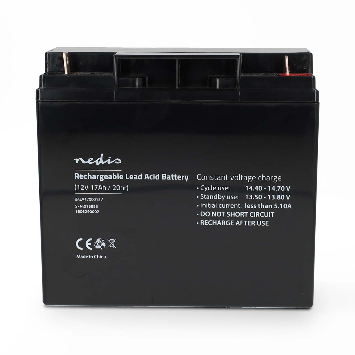 Nedis BALA1700012V Oplaadbare Loodaccu