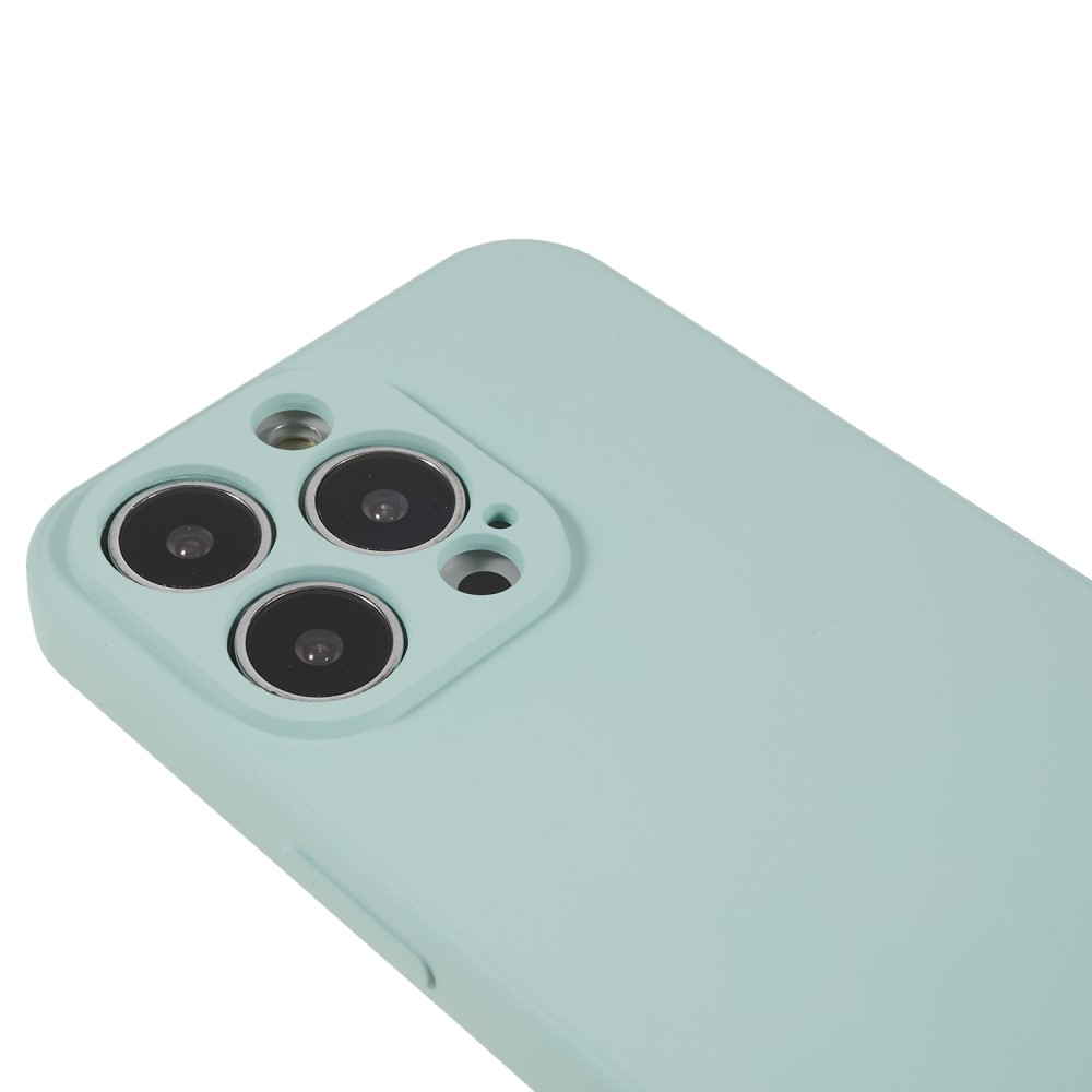 iPhone 13 Pro Gummi Case Hülle mit Kameraschutz - Türkis (Matt)