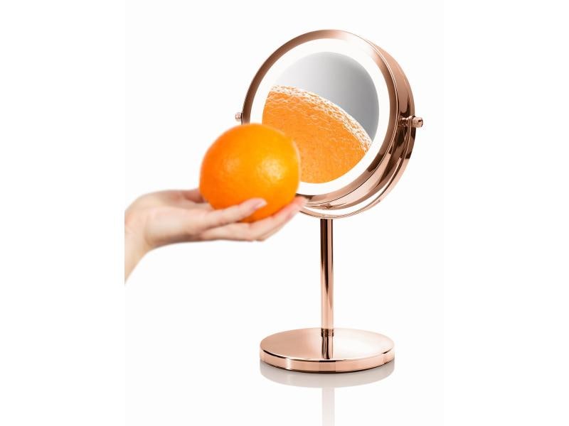 Rio Kosmetikspiegel Double Sided Cosmetic Mirror Rosegold Schminkspiegel