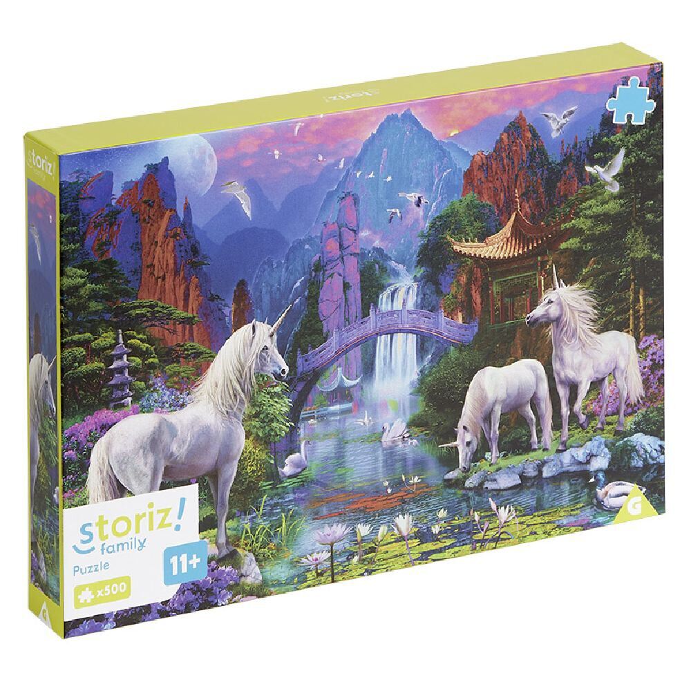 Puzzle ado 500 pièces licorne asie