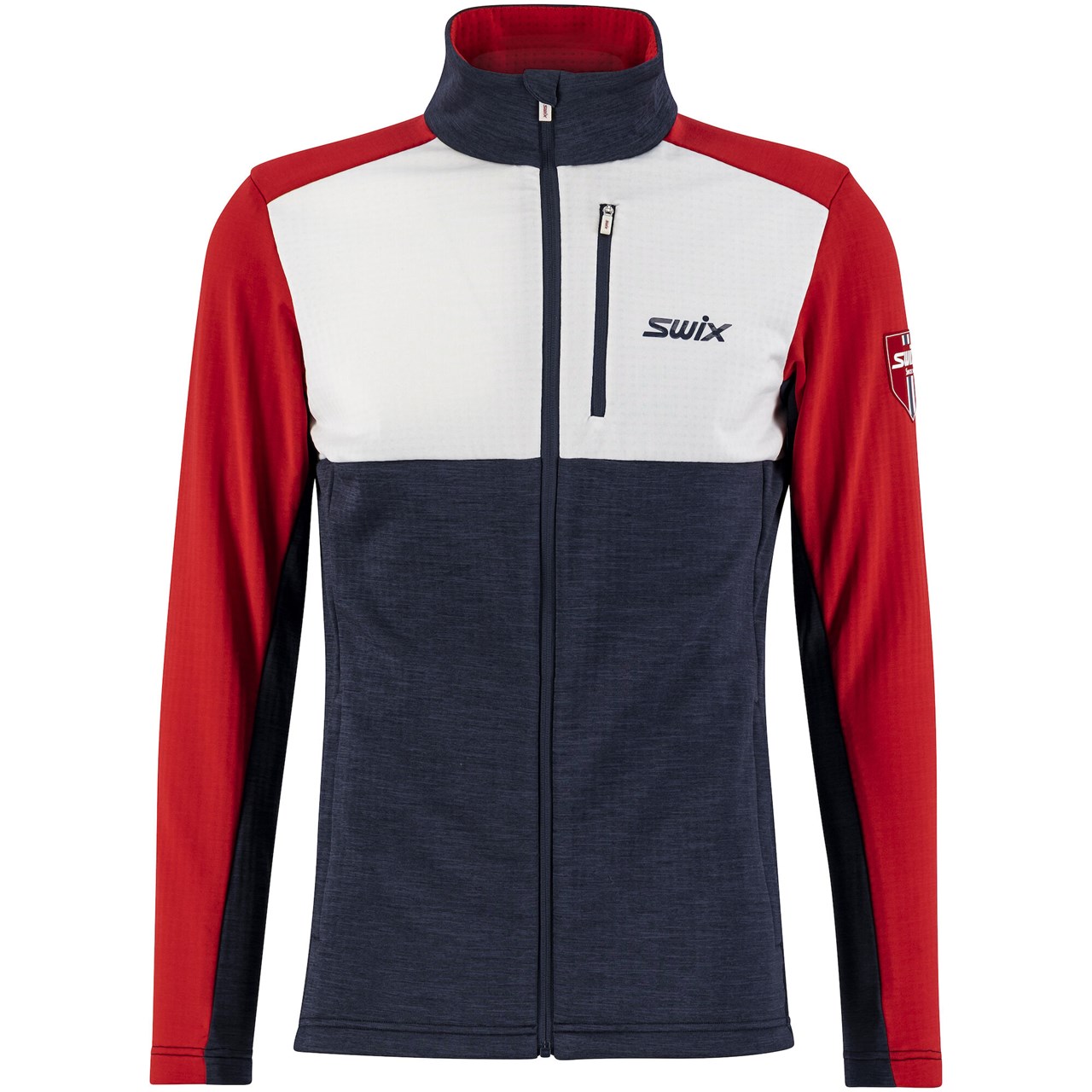 Infinity Midlayer Jacket Herre Dark Navy/Swix Red