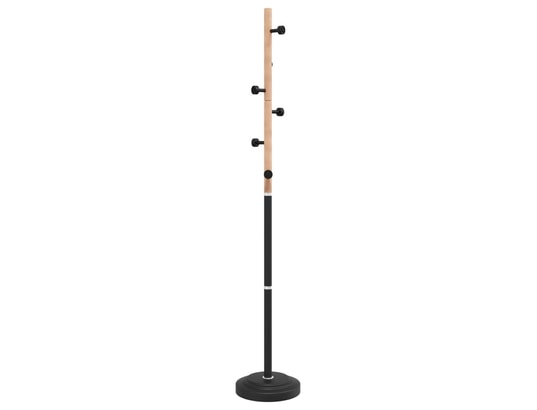 VIDAXL - Porte manteau Porte-manteau noir 177 cm fer enduit de poudre