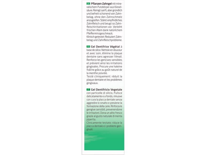 WELEDA Zahngel Pflanzen 75 ml Natürliche Zahnpasta mit frischem Geschmack nach Kräutern