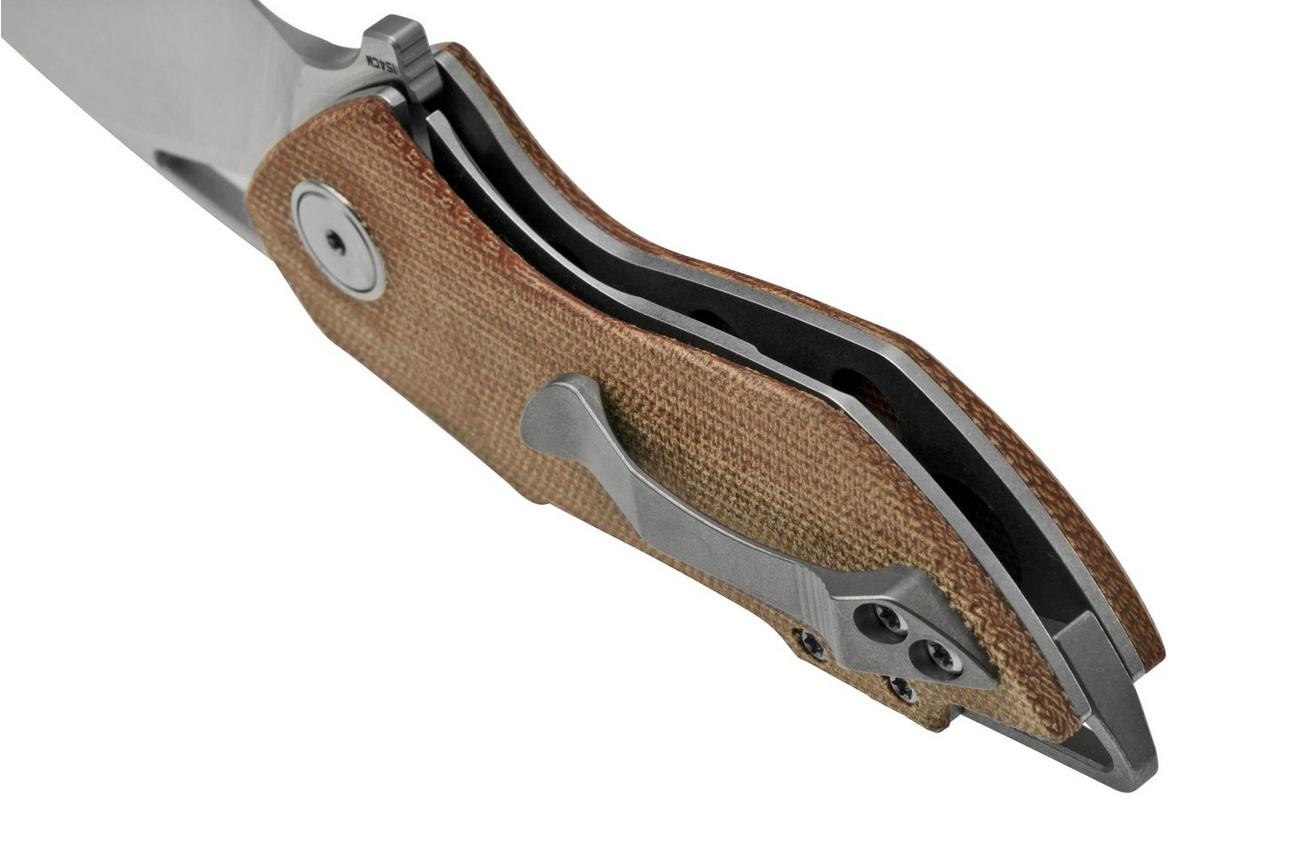 Bestech Riverstone BL03E Brown Micarta, zakmes