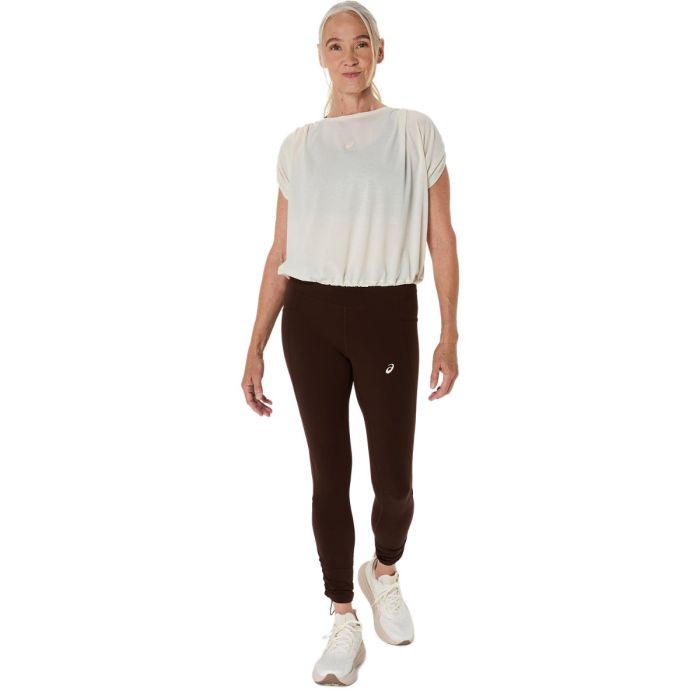 Asics Dame T-shirts Nagino Run SS Top Hvid