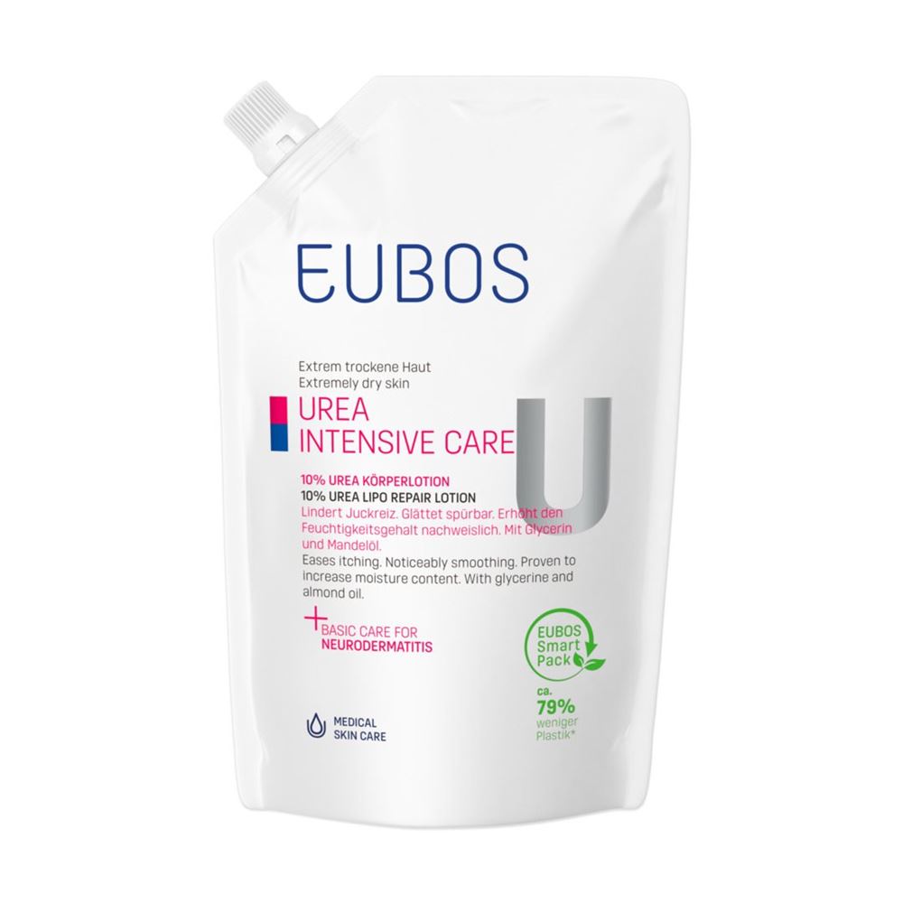 Eubos Urea Körperlotion 10 %<br>400 ml, Beutel, Lotion, Refill