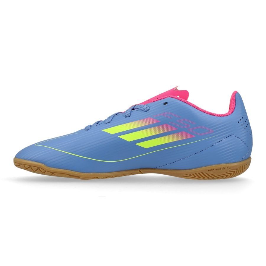 adidas F50 Club IN Celestial Victory - Blue Fusion/Lucid Lemon/Lucid Pink Enfant