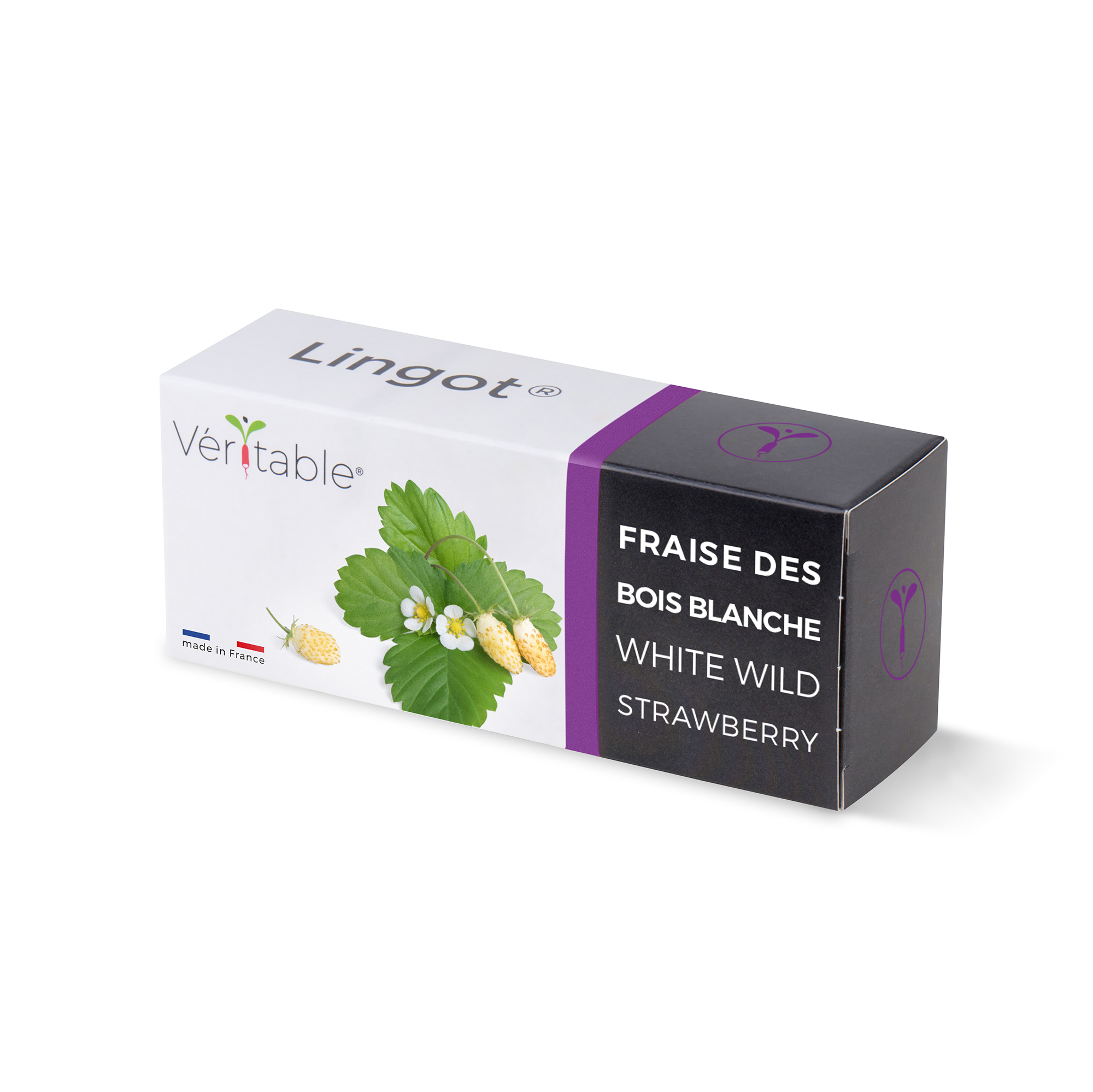 Lingot fraise des bois blanche - recharge prête à l'emploi