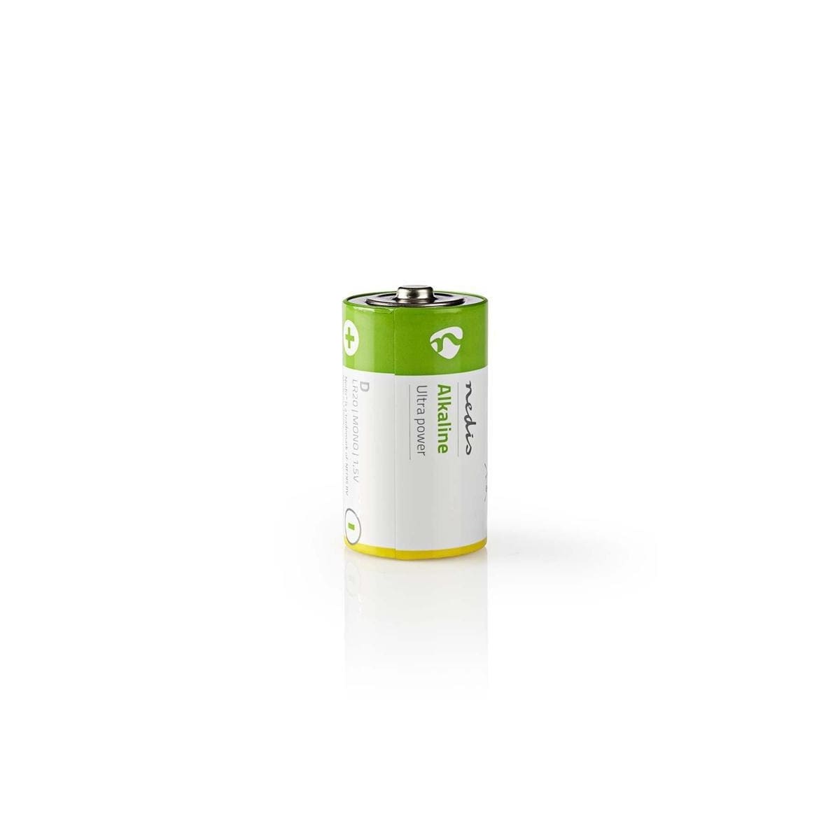 Nedis Alkalisk batteri D | 1.5 V DC | 2-Blister
