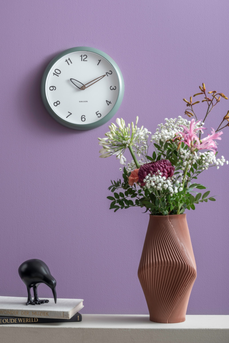 Wall Clock Bella KA6043BK Black