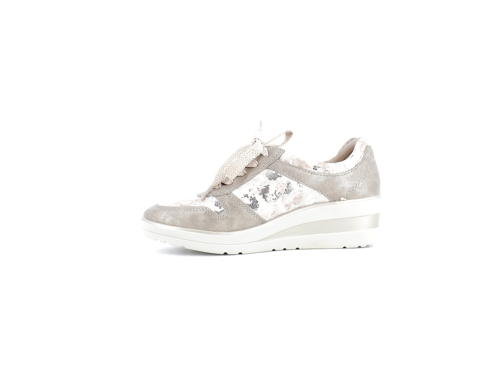 Remonte-R7213 Matières combinées Beige Rose