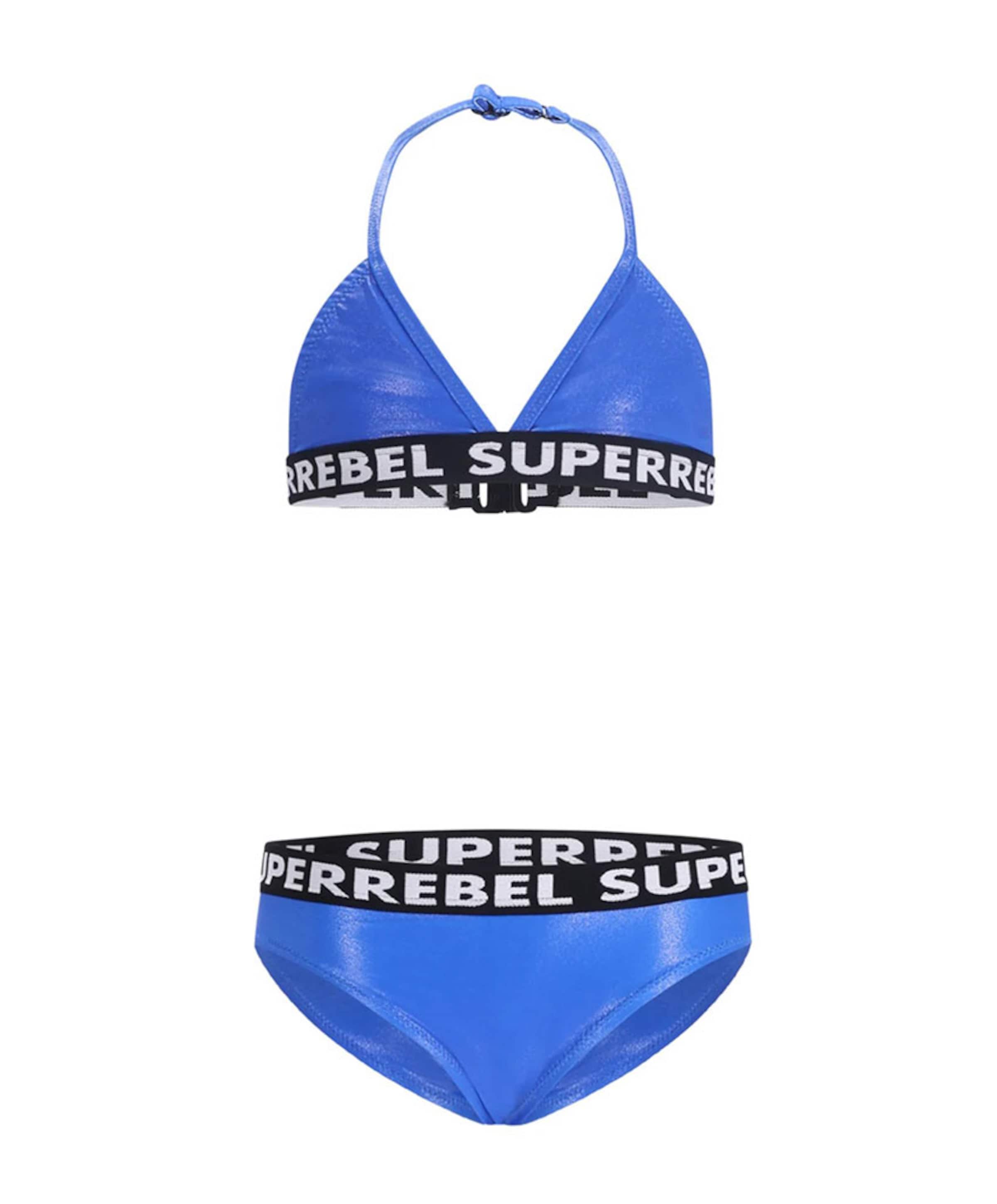 Superrebel Meisjes bikiniset blauw